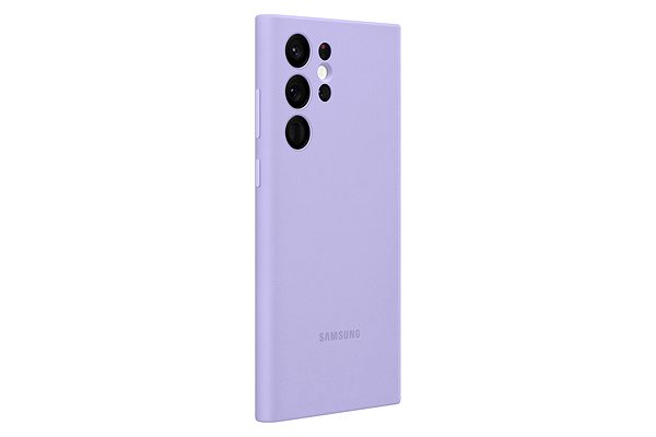 Telefon tok Samsung Galaxy S22 Ultra 5G lila szilikon tok ...