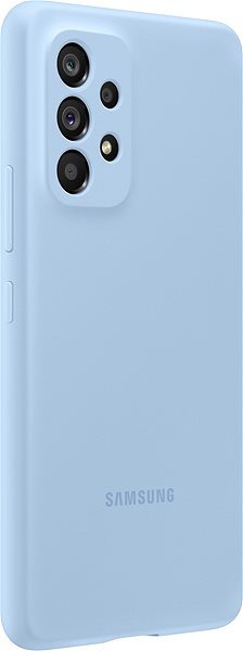 Kryt na mobil Samsung Galaxy A53 5G Silikónový zadný kryt svetlo modrý ...