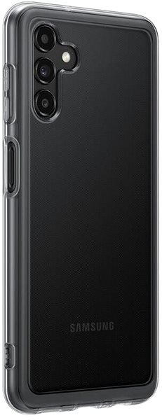 Handyhülle Samsung Galaxy A13 5G Semi-transparente Rückseite Abdeckung schwarz ...
