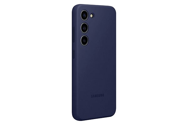 Telefon tok Samsung Galaxy S23 Szilikon hátlap Navy ...