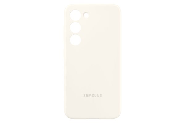 Handyhülle Samsung Galaxy S23 Silikon Back Cover - Cream ...