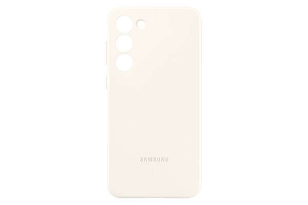Handyhülle Samsung Galaxy S23+ Silikon Back Cover - Cream ...
