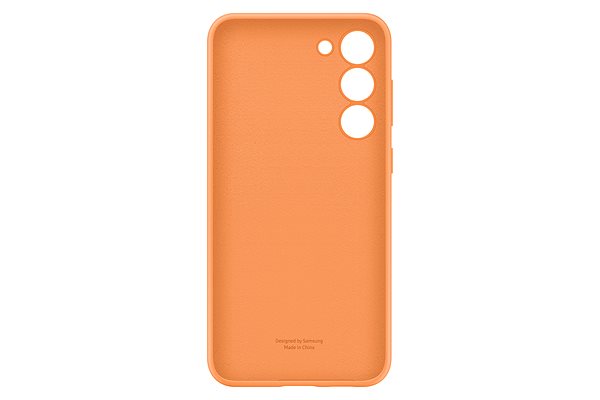 Telefon tok Samsung Galaxy S23+ Szilikon hátlap narancssárga ...
