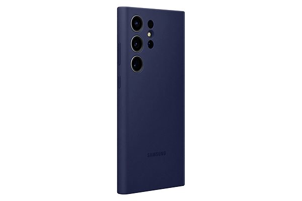 Telefon tok Samsung Galaxy S23 Ultra szilikon hátlap Navy ...