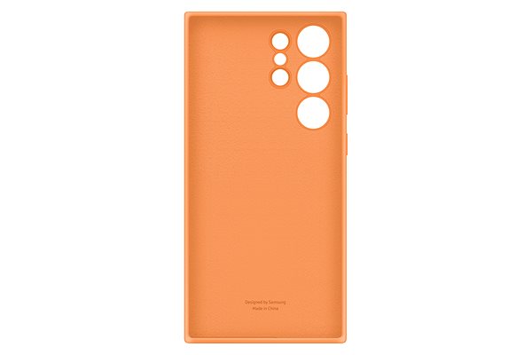 Handyhülle Samsung Galaxy S23 Ultra Silikon Back Cover - Orange ...