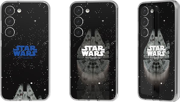 Telefon tok Samsung Galaxy S23 Star Wars Frame fekete tok ...