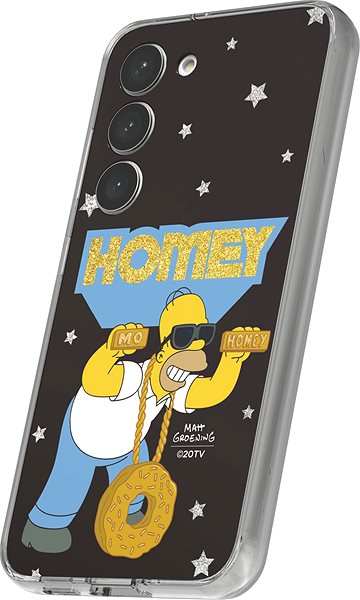 Telefon tok Samsung Galaxy S23 Simpsons Frame fekete tok ...