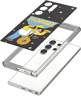Handyhülle Samsung Galaxy S23 Ultra Die Simpsons Rahmen für die Schutzhülle Frame - Schwarz ...