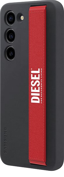 Kryt na mobil Samsung pútko Diesel k silikónovému zadnému krytu s pútkom červený ...