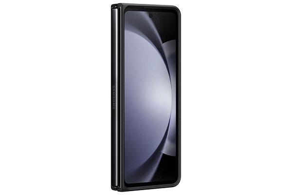 Kryt na mobil Samsung Galaxy Z Fold5 Zadný kryt z eko kože grafitový.