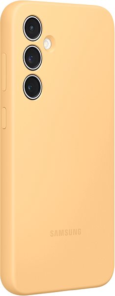 Kryt na mobil Samsung Galaxy S23 FE Silikónový zadný kryt Apricot ...