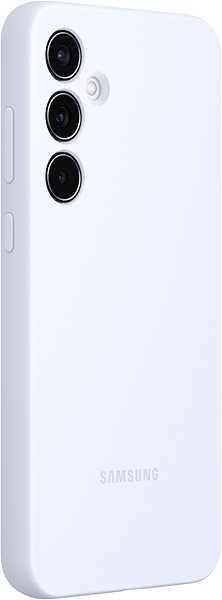 Handyhülle Samsung Galaxy A55 Silikon Back-Cover Hellblau ...