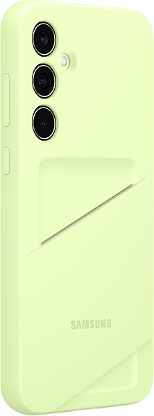 Kryt na mobil Samsung Galaxy A35 Zadný kryt s vreckom na kartu Lime ...