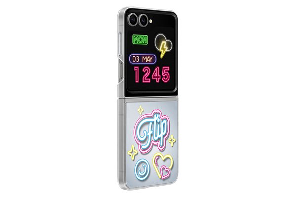 Handyhülle Samsung Galaxy Z Flip6 Design Cover Flipsuit Transparent ...