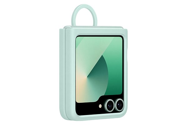 Handyhülle Samsung Galaxy Z Flip6 Silikon-Backcover Mint ...