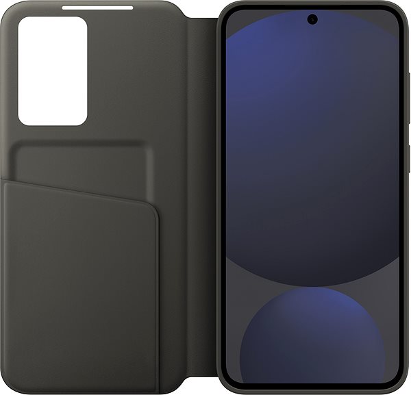 Handyhülle Samsung Galaxy S24 FE Smart View Brieftasche Fall schwarz ...