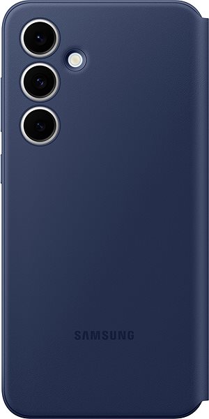 Softcase-Handyhülle Samsung Galaxy S24 FE Smart View Brieftasche Fall blau ...