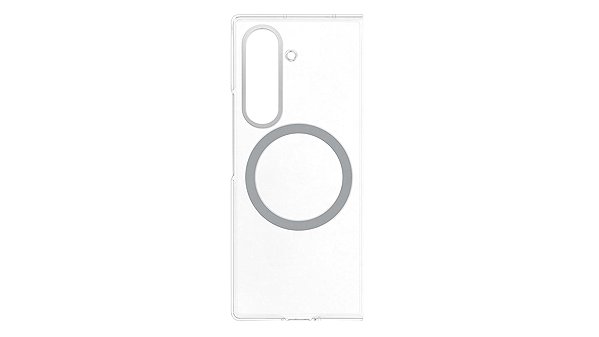 Telefon tok Samsung Galaxy Z Fold7 átlátszó tok mágneses tartóval ...