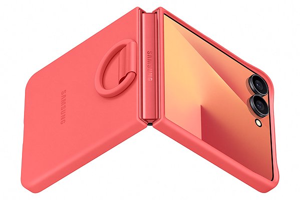 Handyhülle Samsung Galaxy Z Flip7 Silikonhülle mit Fingerhalter Red ...