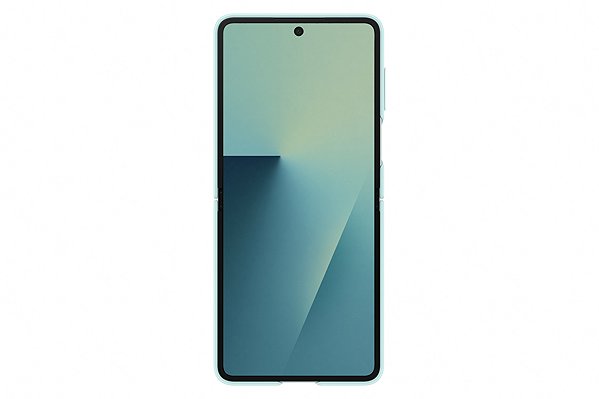 Handyhülle Samsung Galaxy Z Flip7 Silikonhülle mit Fingerhalter Mint ...