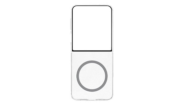 Handyhülle Samsung Galaxy Z Flip7 Transparentes Cover mit magnetischem Griff Transparent ...
