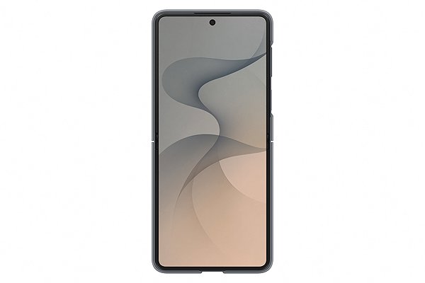 Telefon tok Samsung Galaxy Z Flip8 szilikon mágneses tok ujjgyűrűvel, Graphite ...