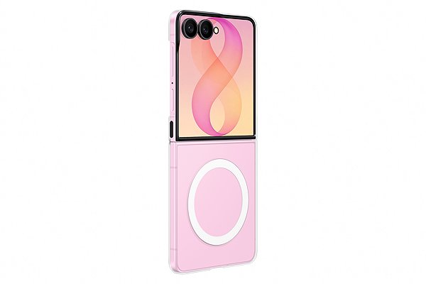Telefon tok Samsung Galaxy Z Flip8 Átlátszó mágneses tok Transparent ...
