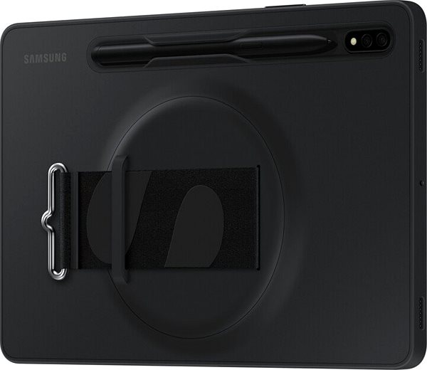 Puzdro na tablet Samsung Galaxy Tab S8 Zadný kryt s pútkom čierny Vlastnosti/technológia
