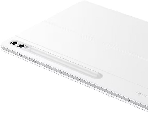 Tablet Case Samsung Galaxy Tab S10 Ultra/S9 Ultra Book Cover Keyboard White ...