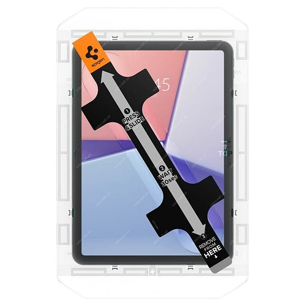 Üvegfólia Spigen Glass tR EZ Fit 1 Pack iPad Air 11