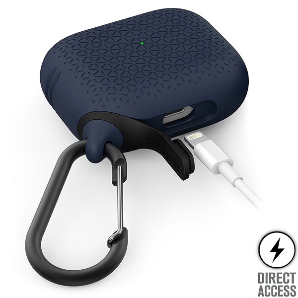 Headphone Case Catalyst Waterproof Premium Blue Apple AirPods Pro/Pro 2 Connectivity (ports)