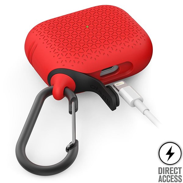 Headphone Case Catalyst Waterproof Premium Red Apple AirPods Pro/Pro 2 Connectivity (ports)