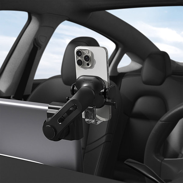 Phone holder Spigen Tesla TapLock Universal Car Mount Holder Black Screen ...