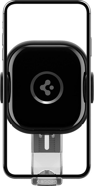 Telefontartó Spigen OneTap Universal Wireless Car Charger for Dashboard / Windshield Black ...