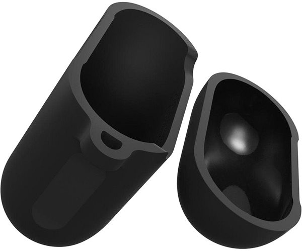 Fülhallgató tok Spigen AirPods case Black Jellemzők/technológia