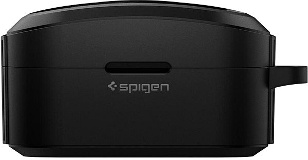Headphone Case Spigen Rugged Armor Black Sony WF-1000XM4 Screen