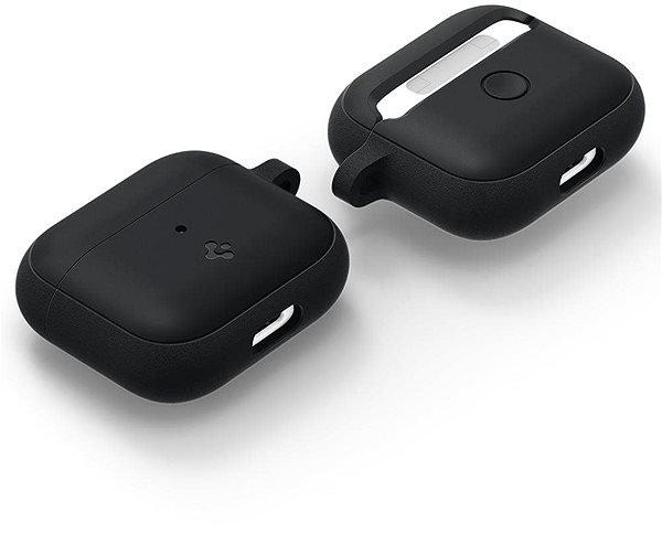 Headphone Case Spigen Silicone Fit Black Apple AirPods 3 2021 Features/technology