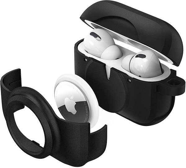 Fülhallgató tok Spigen Tag Armor Duo Black Apple AirPods Pro Jellemzők/technológia