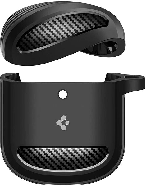 Kopfhörer-Hülle Spigen Rugged Armor Black Cover für Google Pixel Buds Pro ...