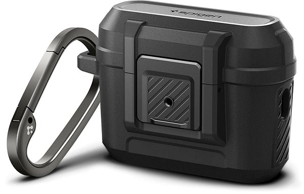 Headphone Case Spigen Lock Fit Matte Black AirPods Pro 2 ...