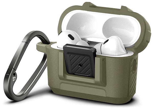 Headphone Case Spigen Lock Fit Vintage Khaki AirPods Pro 2 ...