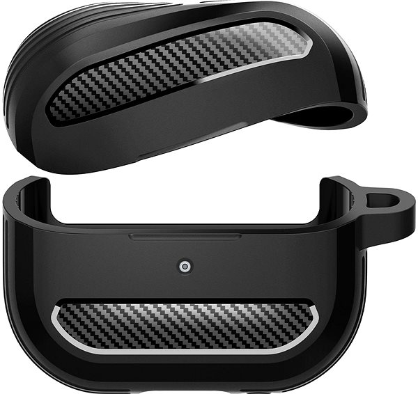 Headphone Case Spigen Rugged Armor Matte Black Samsung Galaxy Buds 3 Pro/3 ...