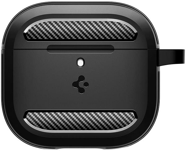 Headphone Case Spigen Rugged Armor, matte black - AirPods 4 ...