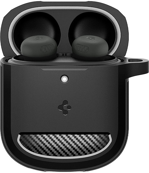Headphone Case Spigen Rugged Armor Matte Black Google Pixel Buds Pro 2/Pro ...