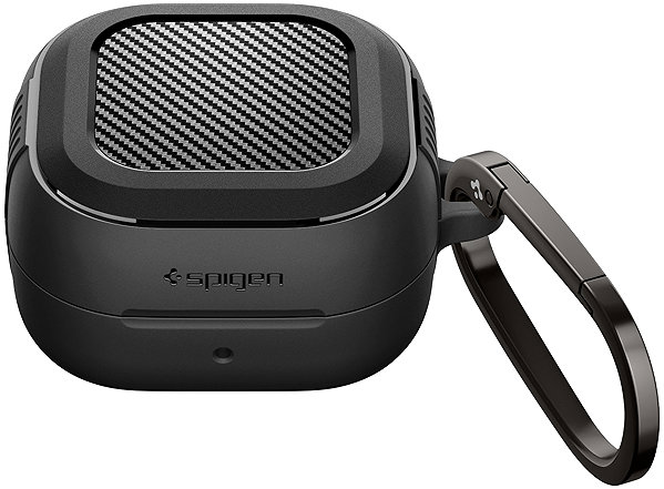 Headphone Case Spigen Rugged Armo Matte Black Samsung Galaxy Buds 4/4 Pro ...