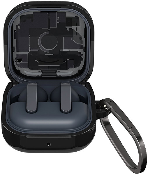 Headphone Case Spigen Ultra Hybrid Zero One Black Samsung Galaxy Buds 4/4 Pro ...