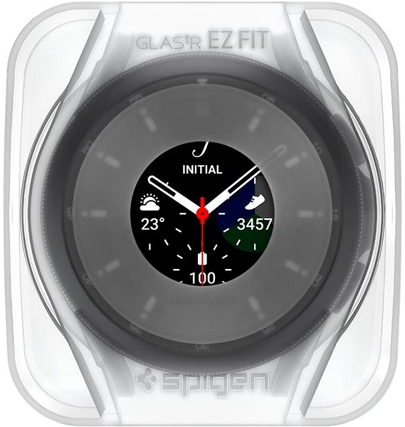 Schutzglas Spigen Glas tR EZ Fit 2 Pack Samsung Galaxy Watch 4 Classic 42mm/Galaxy Watch 3 41mm Screen