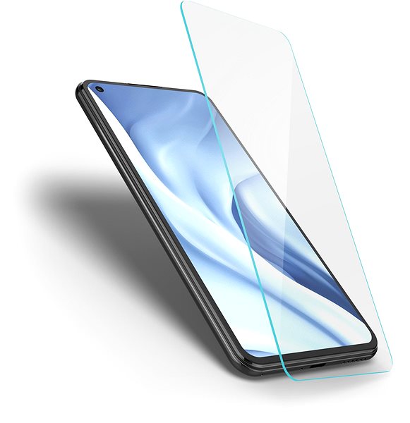 Schutzglas Spigen Glas tR Slim 2er Pack für Xiaomi Mi 11 Lite/Xiaomi Mi 11 Lite 5G Mermale/Technologie