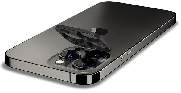 Objektiv-Schutzglas Spigen tR Optik 2er-Set Graphit iPhone 13 Pro/13 Pro Max Mermale/Technologie