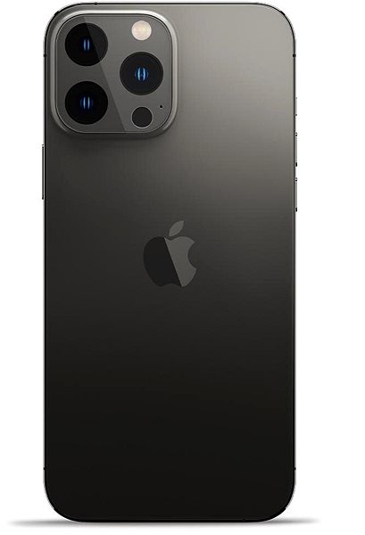 Kamera védő fólia Spigen tR Optik 2 Pack Graphite iPhone 13 Pro/13 Pro Max Képernyő